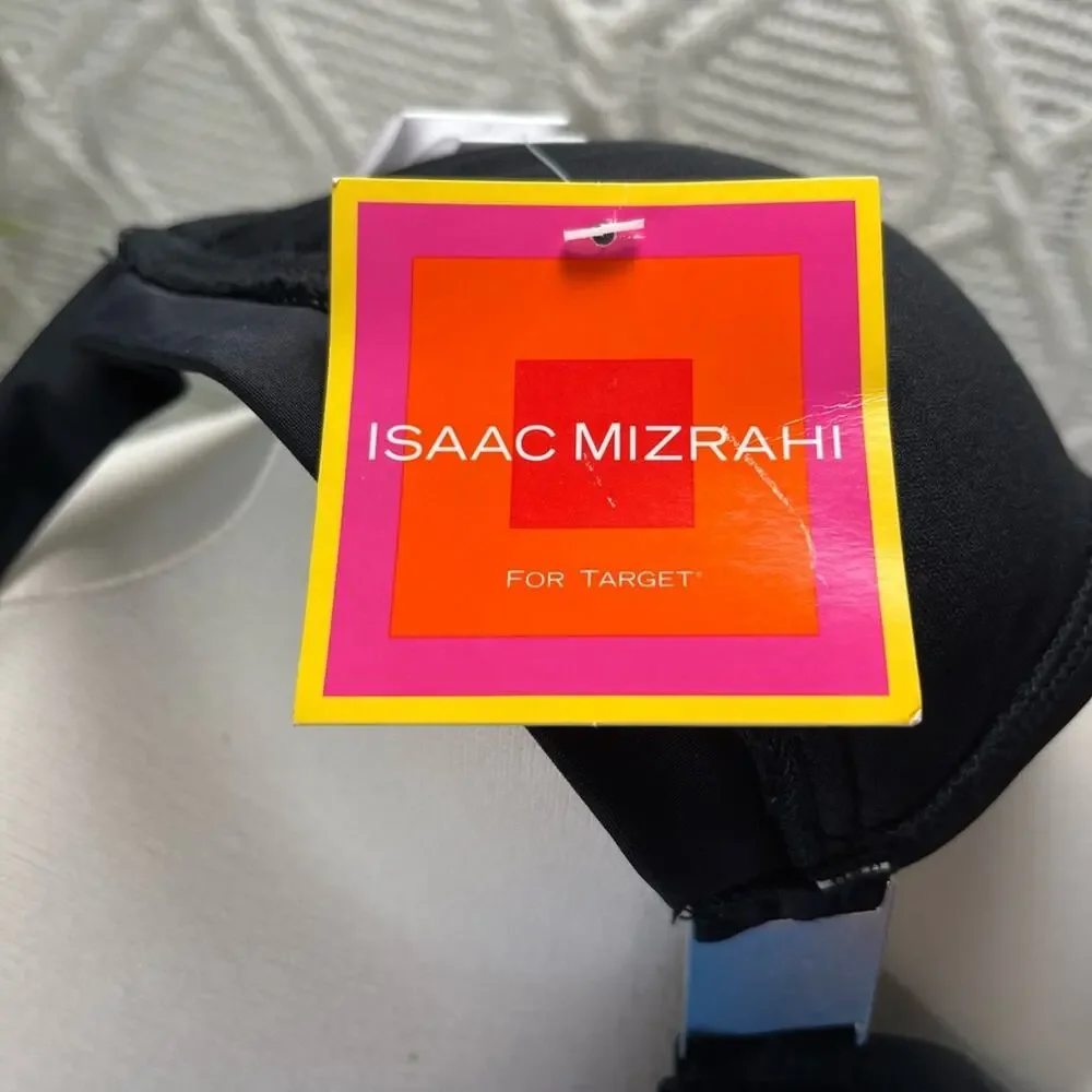 NWT Isaac Mizrahi for Target Black Basic Bikini Swimsuit Top Junior Girl's XXL‎